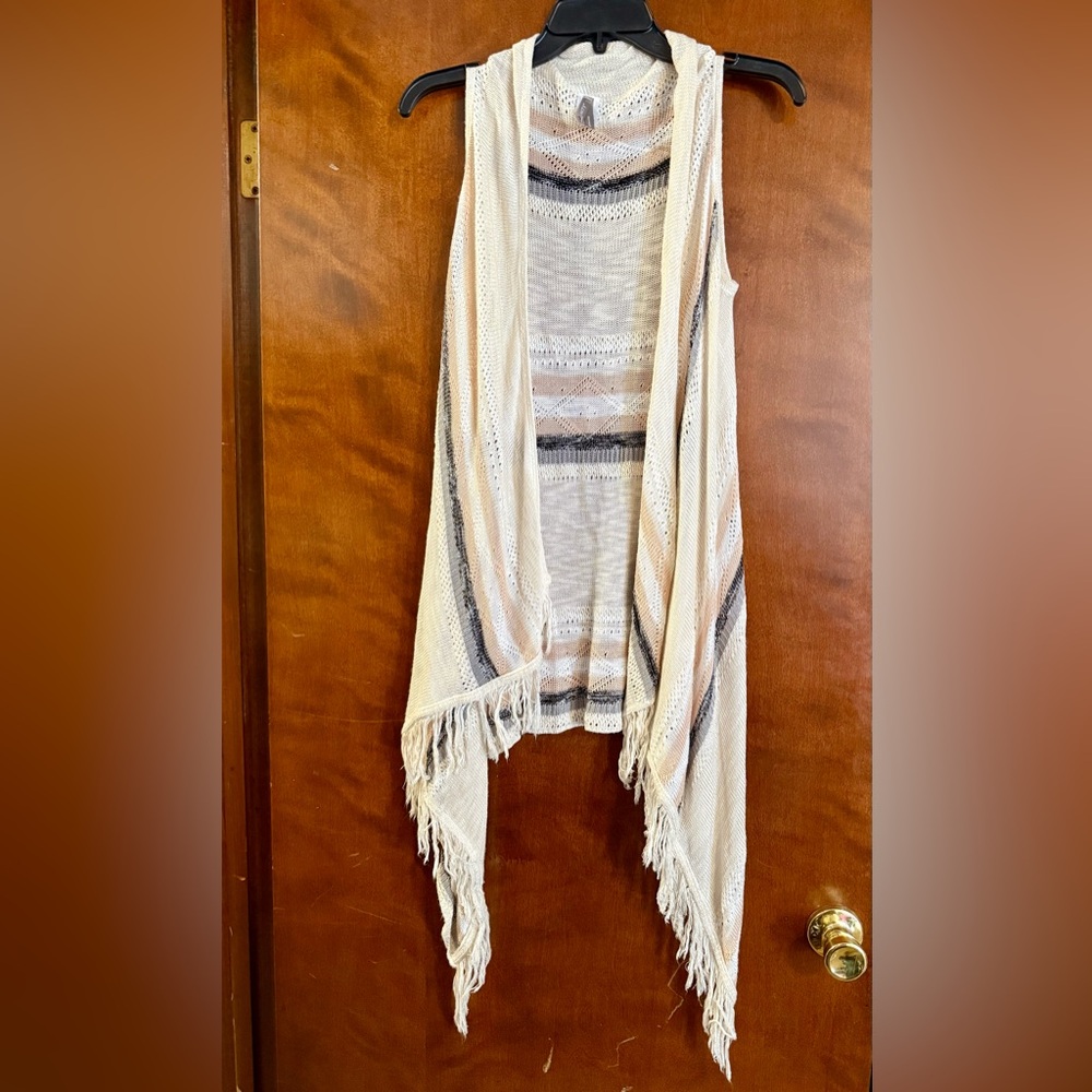 Vanity Fringe Vest Cardigan